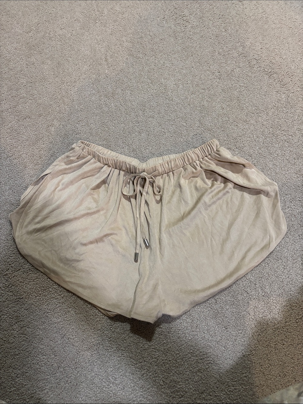NIGHTWALKER Beige Women's Drawstring Shorts